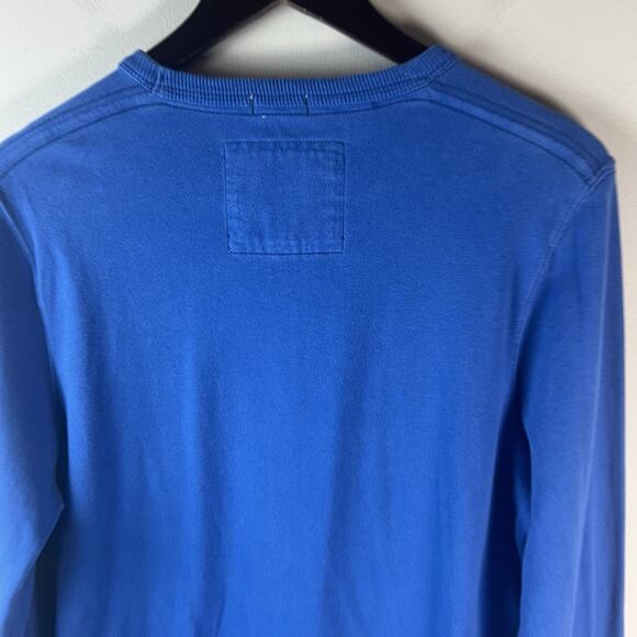 Abercrombie & Fitch Shirt Y2K Men’s Long Sleeve Embroidered Spell Out Muscle S - Picture 7 of 7